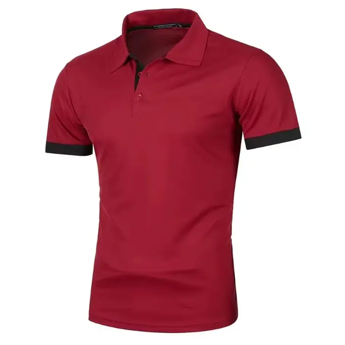 Polo d'été à manches courtes pour hommes, t-shirt de Sport, séchage rapide, athlétique, entraînement