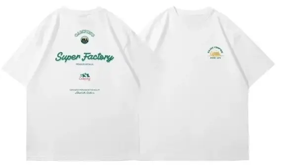 Nouveau T-shirt d'été 2026 à manches courtes style camping en plein air, avec motif camping, col ron