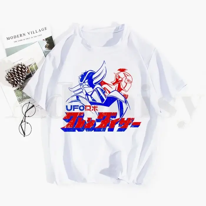 Grandizer japon Robot Anime Goldorak Goldrake t-shirt Hip Hop fille haut imprimé T-Shirts Harajuku
