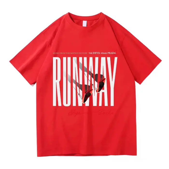 T-shirt Lady Gaga Runway 2026 Nouvelle Collection Mode Vêtements Homme/Femme Harajuku Vintage Hauts
