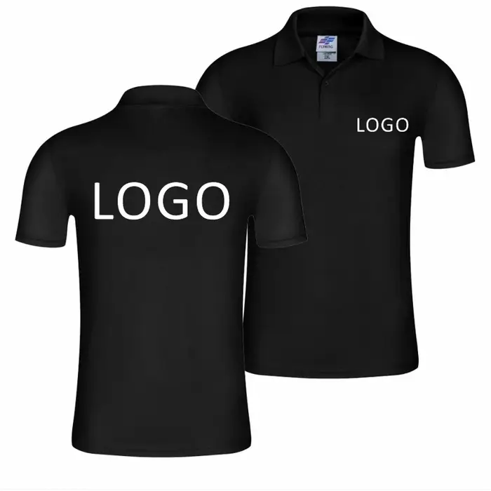 Polo d'été décontracté bon marché, Logo du groupe d'entreprise personnel, impression personnalisée, 