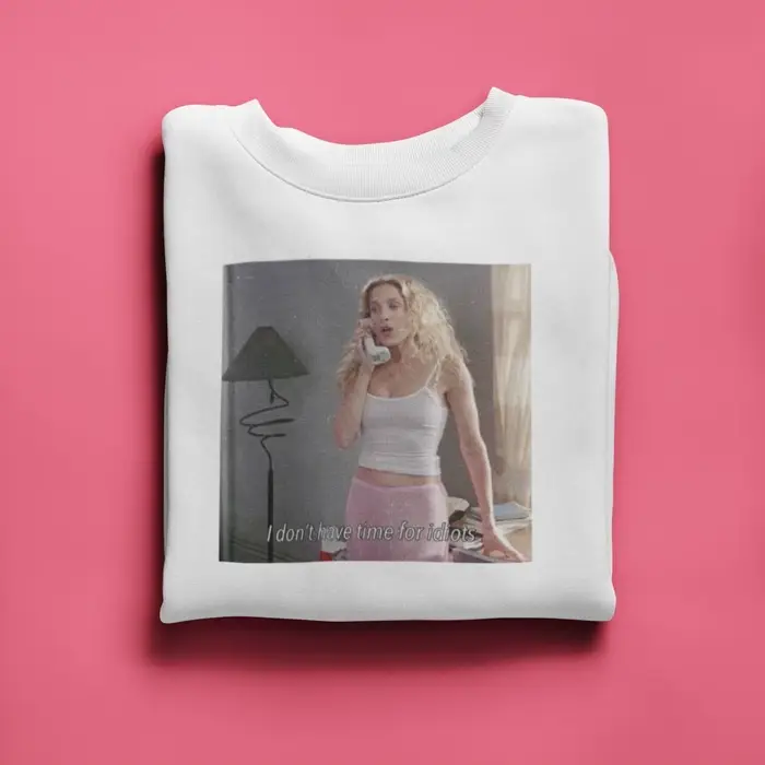Sunfiz-T-shirt de la série télévisée HJN I Don't Have Time For Idiots pour femme