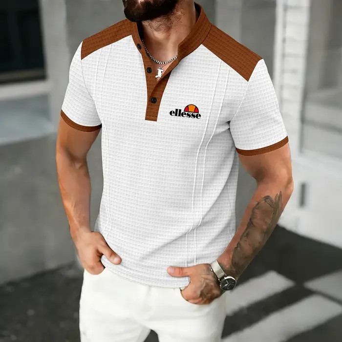 Polo Henley Premium pour Homme