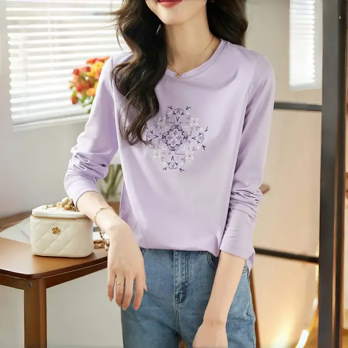 T-shirt à manches longues pour femmes