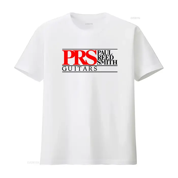 Nouveau T-shirt unisexe Paul Reed Smith Guitars avec logo symbole, style américain, options manches