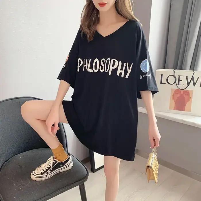 T-shirt Baggy Sexy pour Femme