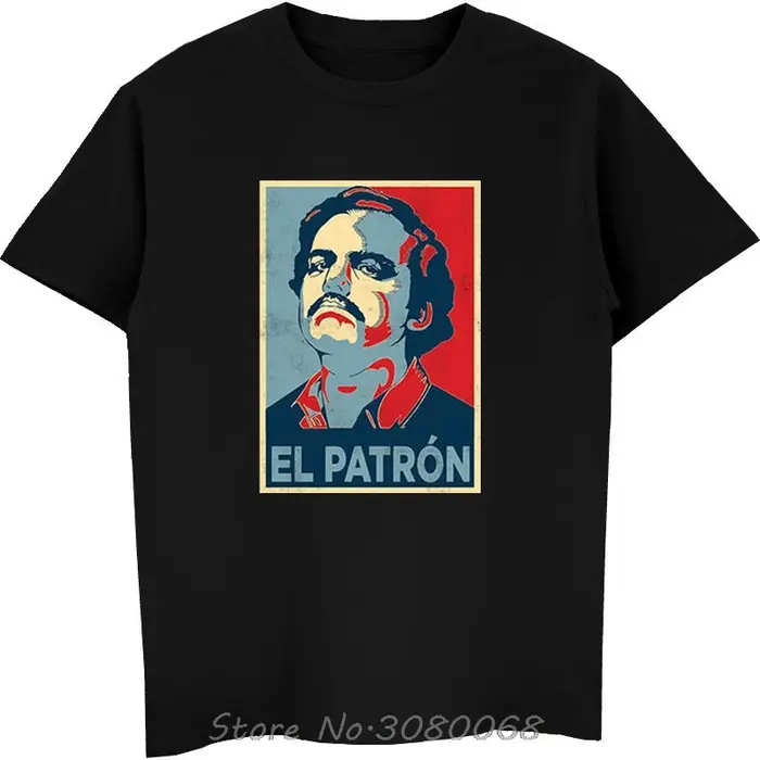 Mode offre spéciale Pablo Escobar dames T-Shirt, El Patron drogue seigneur Narcos T-Shirt hommes à m