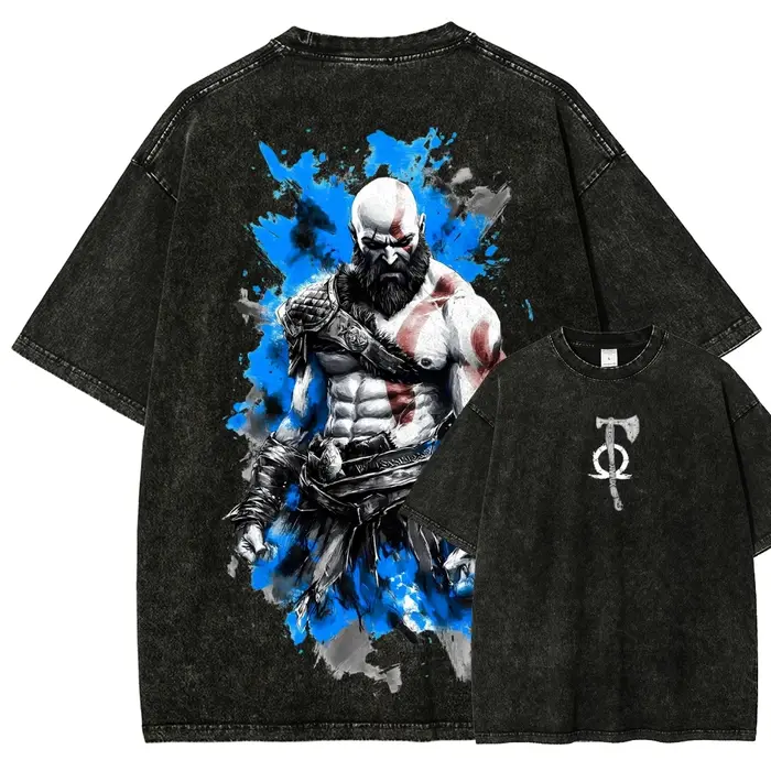 T-shirt délavé God of War