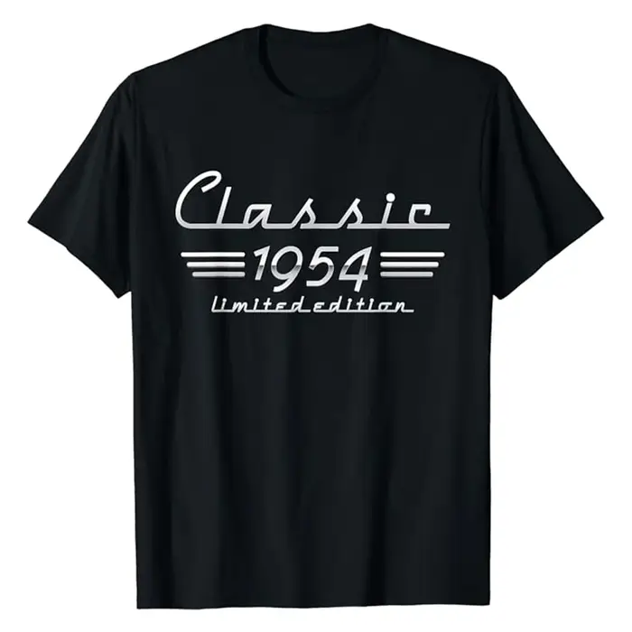 70e anniversaire chemise pour hommes les légendes sont nées en 1954 Vintage 70 ans T-Shirt 100% coto
