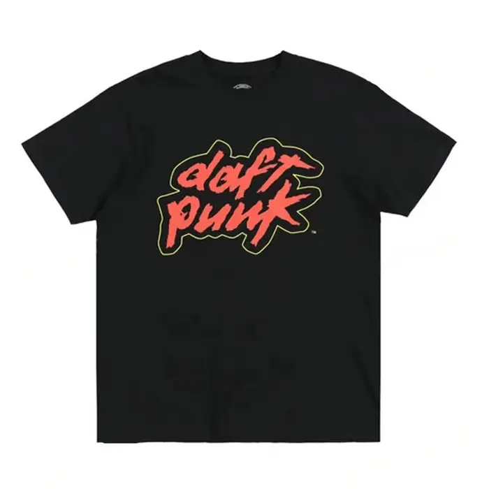T-shirt Daft Punk en Coton pour Homme, Vêtement de Haute Qualité, Style Hip Hop, Université, Pop Cul