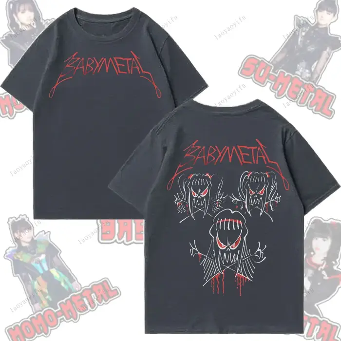 Babymetal groupe japonais T-shirt hommes Hip-hop