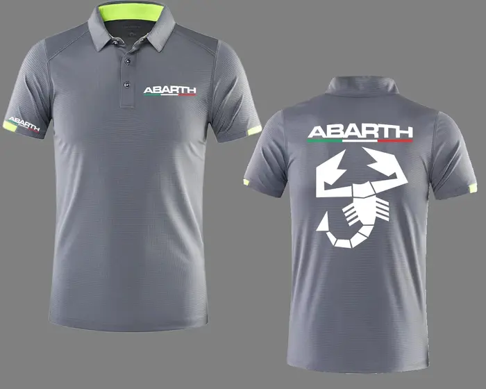 Polo de golf à manches courtes à séchage rapide Abarth Scorpion