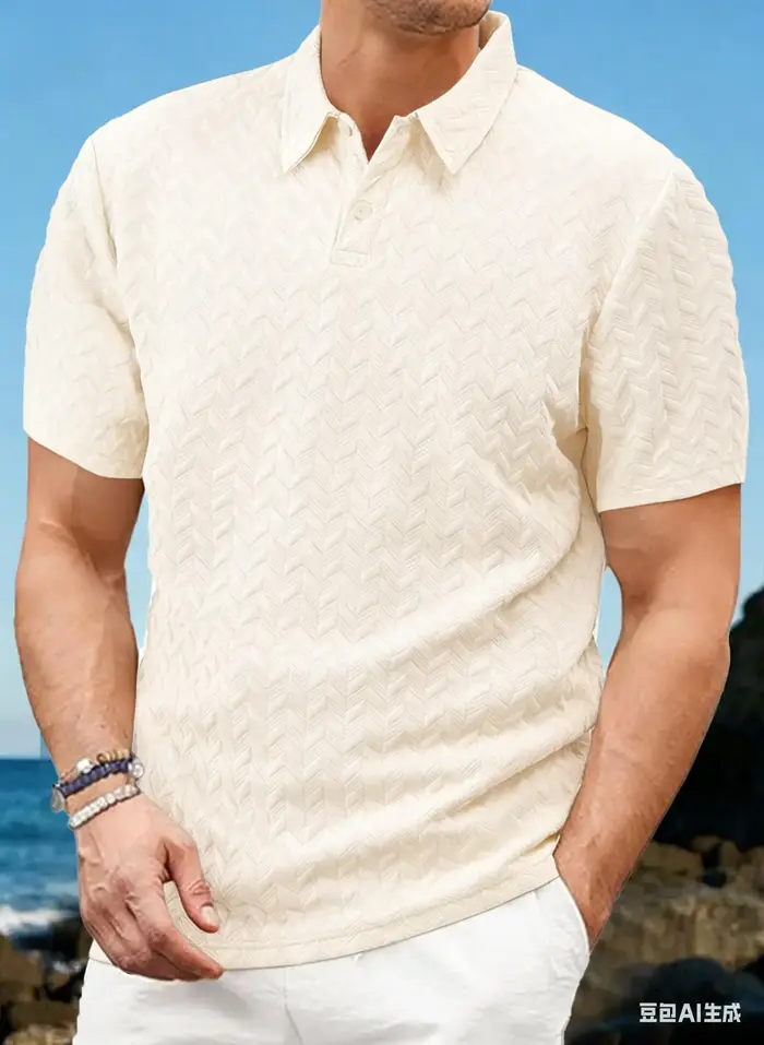 Polo homme d'été à manches courtes