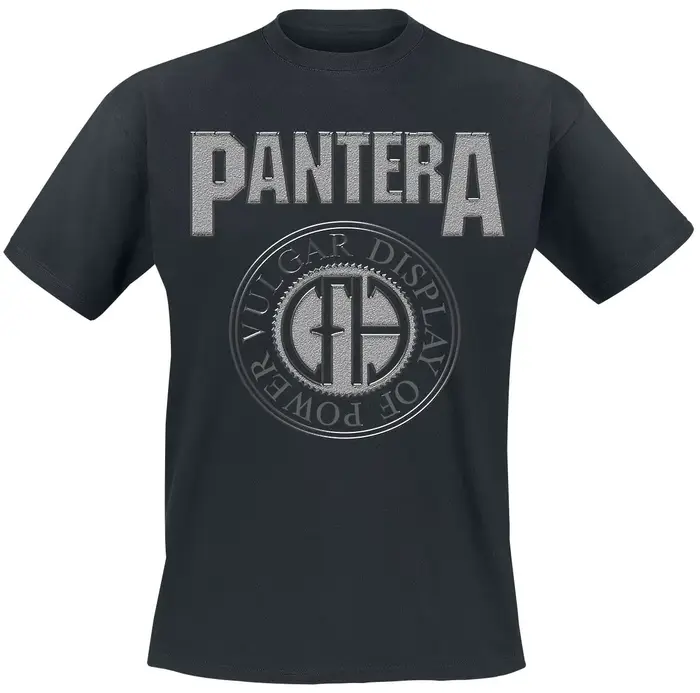T-shirt imprimé Pantera Vulgar Display of Power, t-shirt neutre décontracté 100% coton, streetwear G