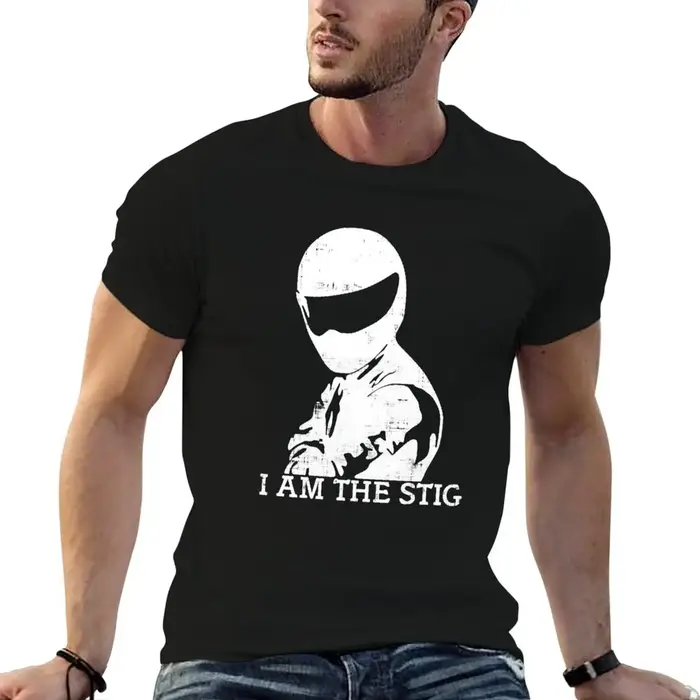 T-shirt I Am The STIG, t-shirts avec imprimés, t-shirts amusants pour homme, t-shirt de luxe