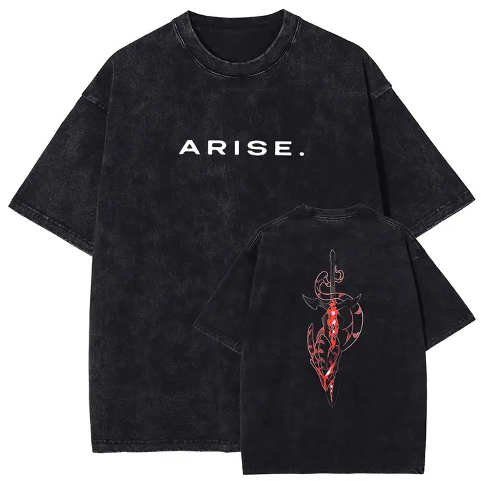 ARISE Solo nivellement T-shirt Manga graphique