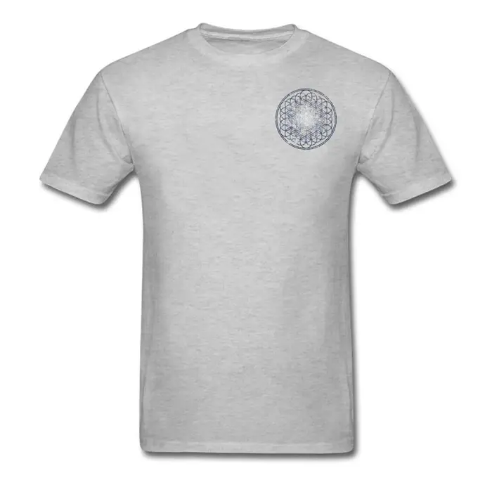 T-shirt mandala en coton pour homme