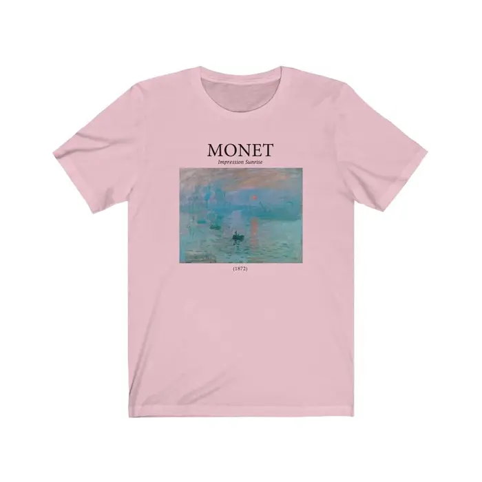 Monet Impression Sunrise chemise-chemise esthétique