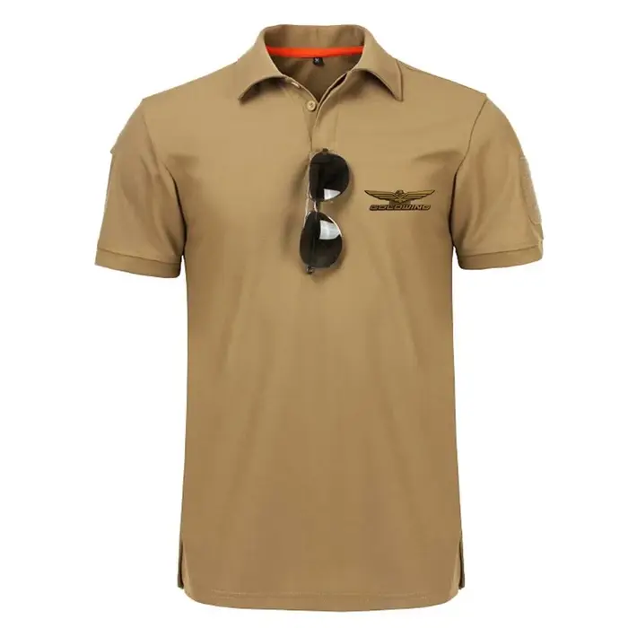 Hommes Polo à manches courtes POLOS sport Fitness chemises T-Shirt maille