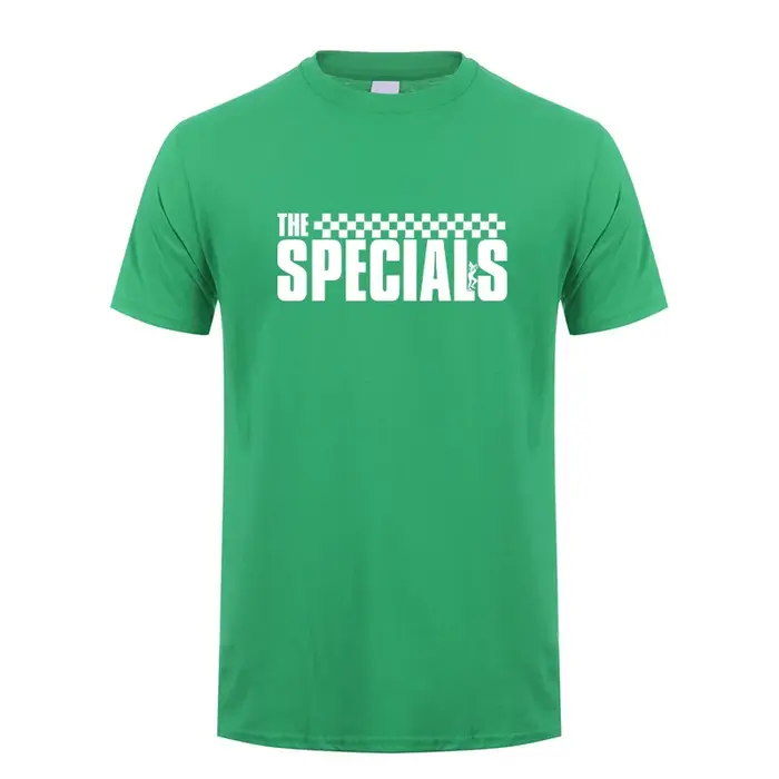 Les spéciaux t-shirt été hommes à manches courtes rétro musique T-shirts Hip-Hop bande hauts homme f