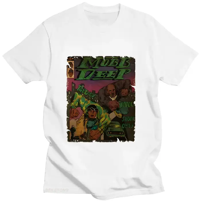 Aature B Deep Graphic Printing Casual Tee-shirt