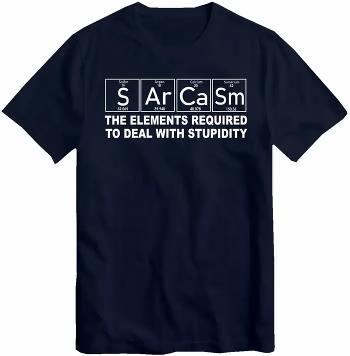 T-shirt décontracté à col rond imprimé lettres pour homme 2026 – Cadeau pour passionné de chimie – 100 % coton respirant à manches courtes