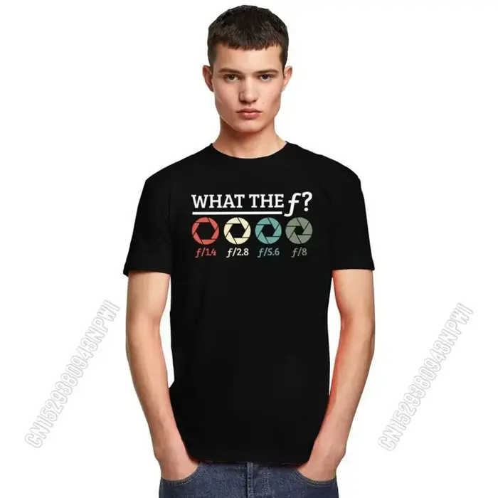 Photographe La F T-shirt Pour Hommes En Coton