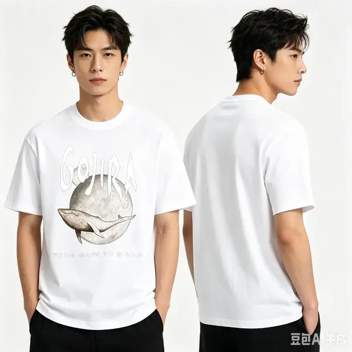 T-shirt noir et blanc pour hommes Gojira 'From Mars to Sirius', haut graphique Metal Band Graphic To