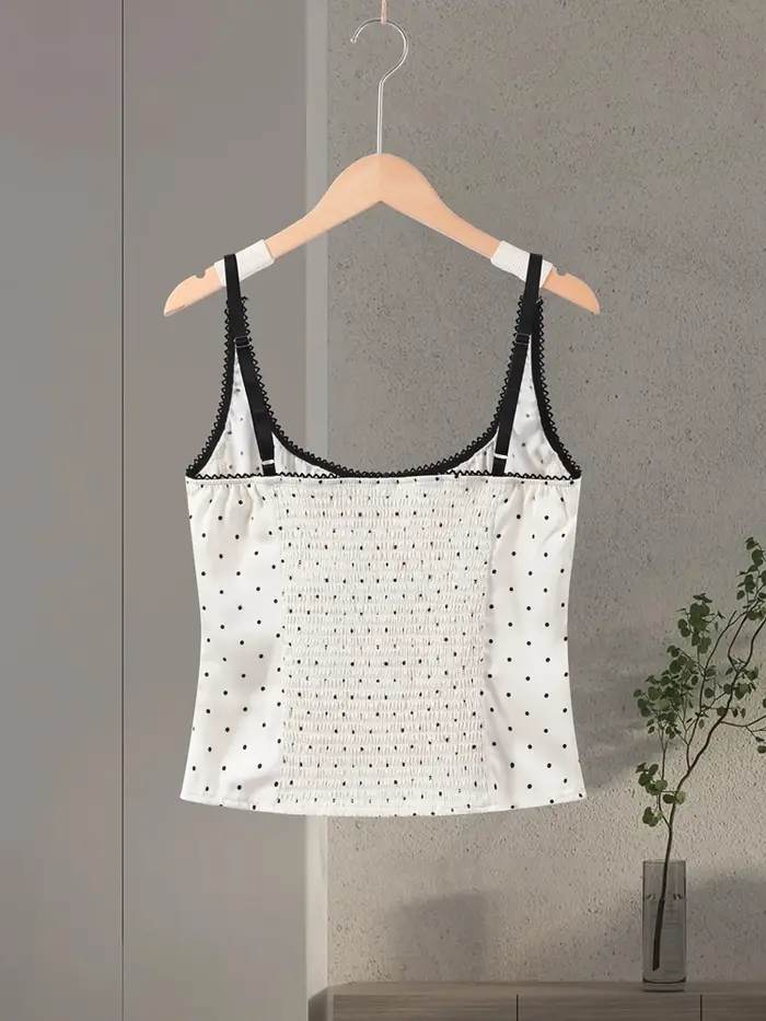 Hauts sexy à pois pour femmes