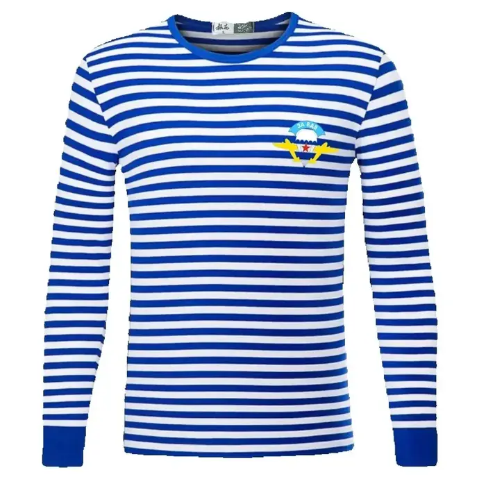 T-shirt rayé des troupes aéroportées du marin russe Telnyashka pour hommes