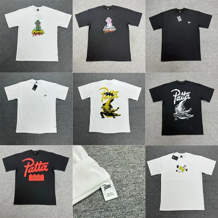 T-shirt PATTA de haute qualité avec photo réelle
