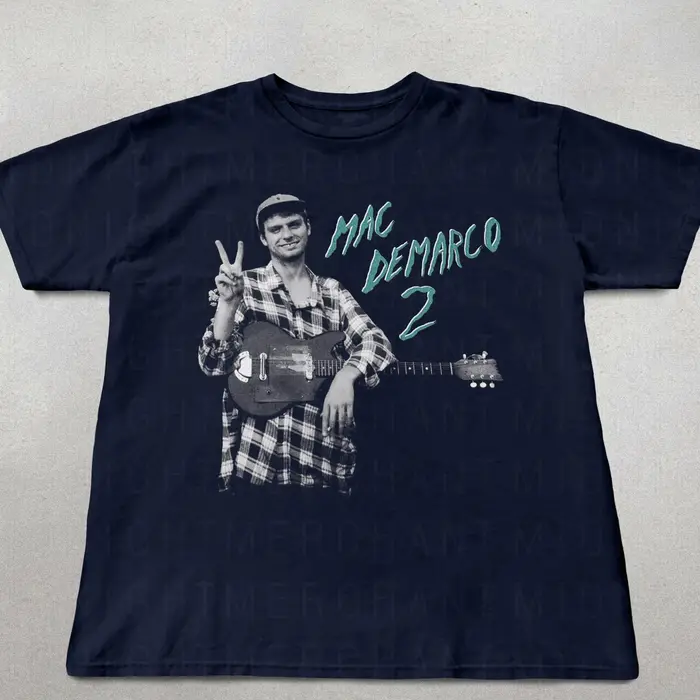 Mac DeMarco Peace Sign Album 2 Merch Vintage 2026 T-shirt d'été 100% coton unisexe pour hommes et fe