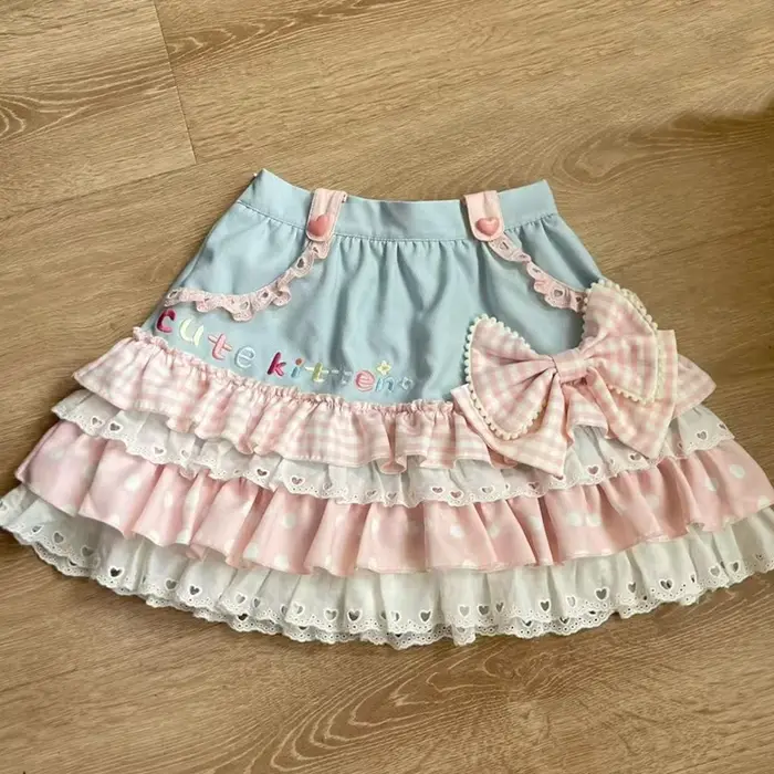 Japonais Kawaii t-shits femmes décontracté Y2K haut court doux Lolita t-shirts conception pour filles vêtements à