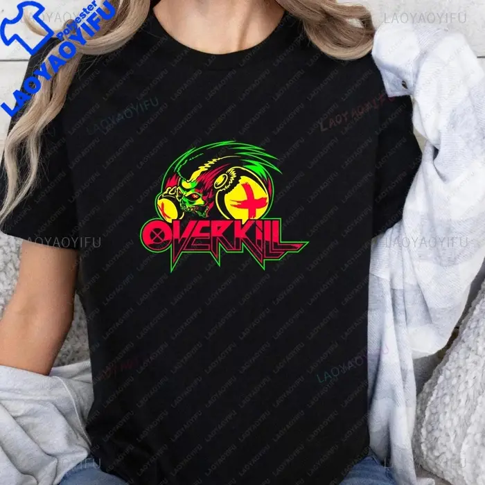 T-shirt imprimé Overkill Band