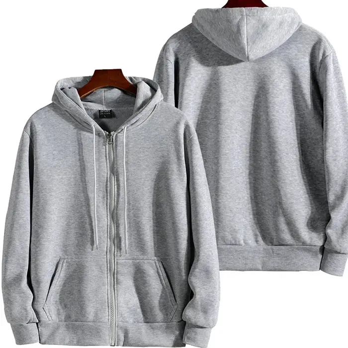 Sweats à capuche zippés pour hommes, sweat à capuche à manches longues, tenue décontractée pour homm