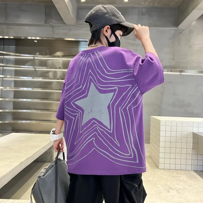 Été garçon vêtements de luxe T-shirt pour Tween enfant nouveau décontracté à manches courtes