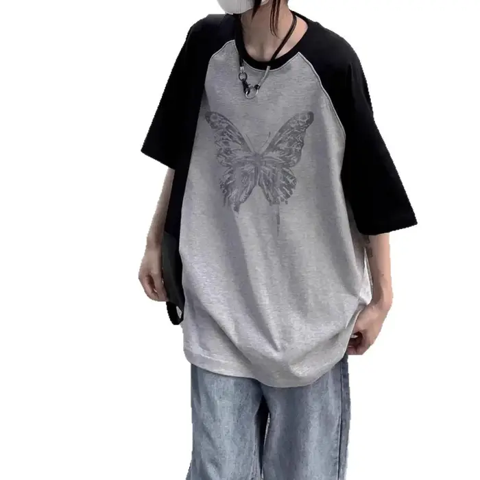 Coton manches Raglan papillon conception