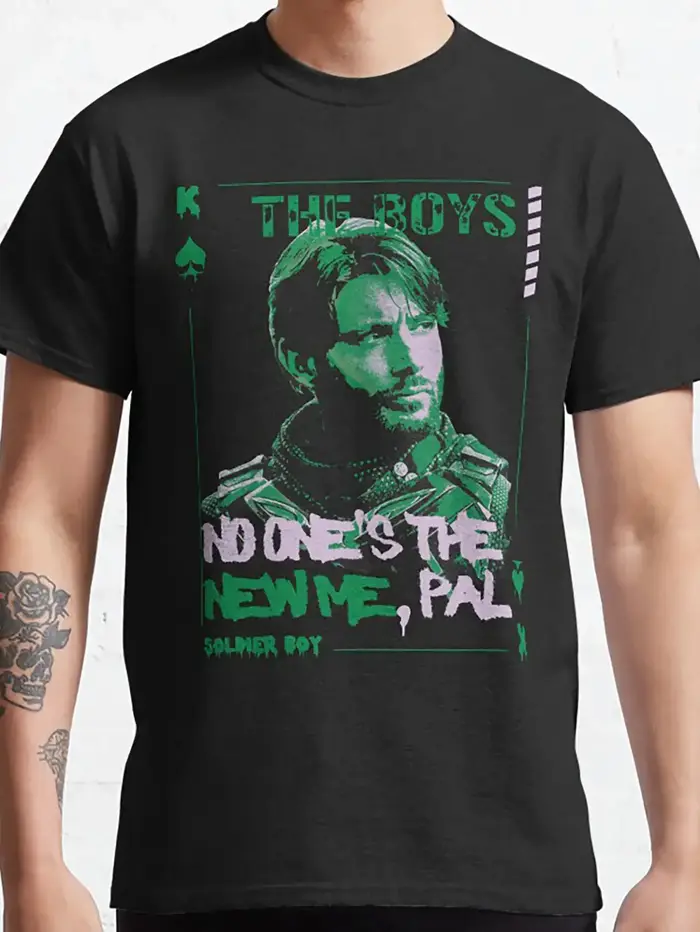 T-shirt classique Soldier Boy, idéal pour un usage quotidien décontracté, pour l'été et pour un styl