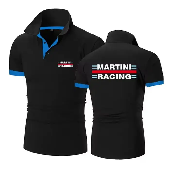 Polo décontracté à manches courtes pour hommes