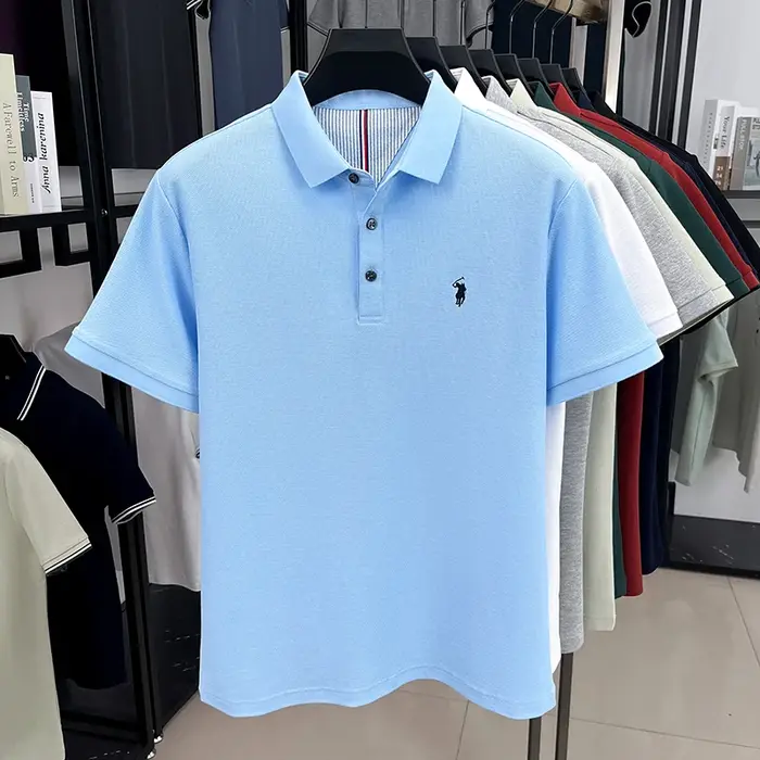 Polo à manches courtes pour homme de marque haut de gamme