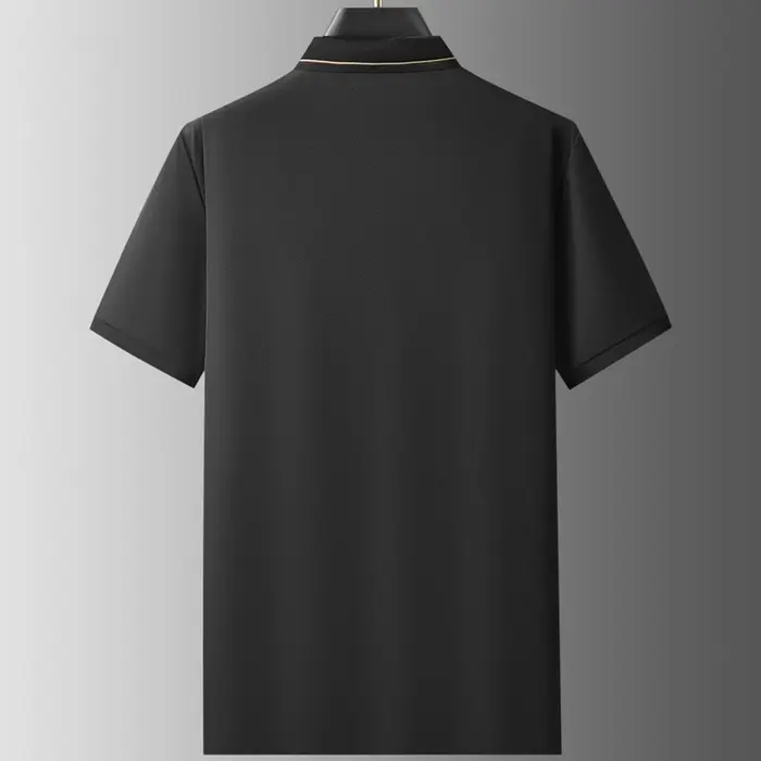 Polo de luxe à manches courtes pour hommes