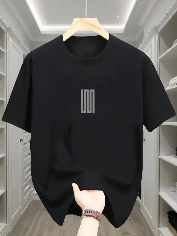 T-Shirt surdimensionné pour hommes 100 coton