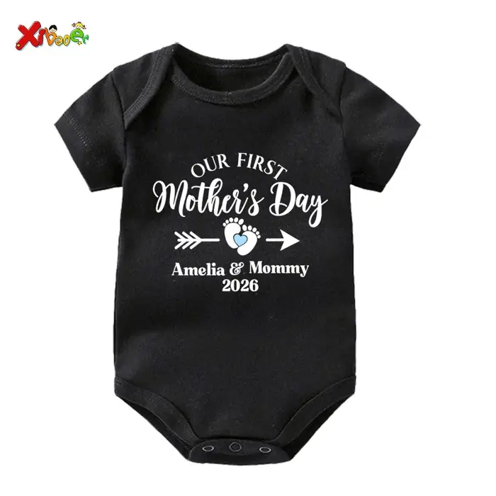 T-shirt Fête des Mères Tenues Personnalisées Nos Premières Chemises