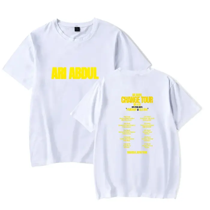 Ari Abdul Change tour Merch Tshirt pour hommes et femmes