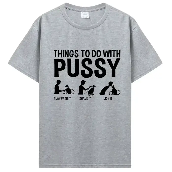 T-shirt drôle unisexe sur le thème du chat! Imprime félines adorables et ludiques qui volent le spectacle - parfaites pour les familles de animaux de compagnie