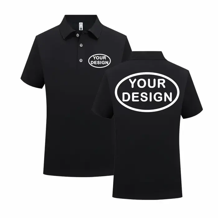Polo d'été décontracté, chemise pas chère, personnalisation du logo de l'entreprise, broderie, impre