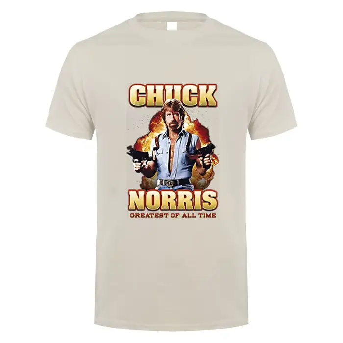 T-Shirt Chuck Norris en coton unisexe