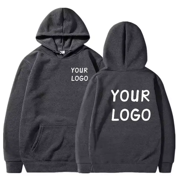 Sweat à capuche décontracté avec LOGO de votre marque pour hommes et femmes