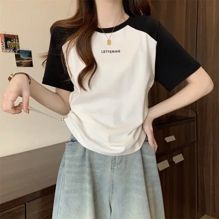 T-shirt à manches raglan pour femme