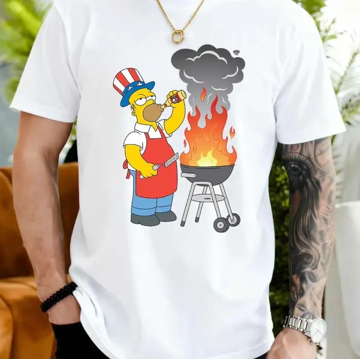 Nouveau T-shirt décontracté à manches courtes pour homme
